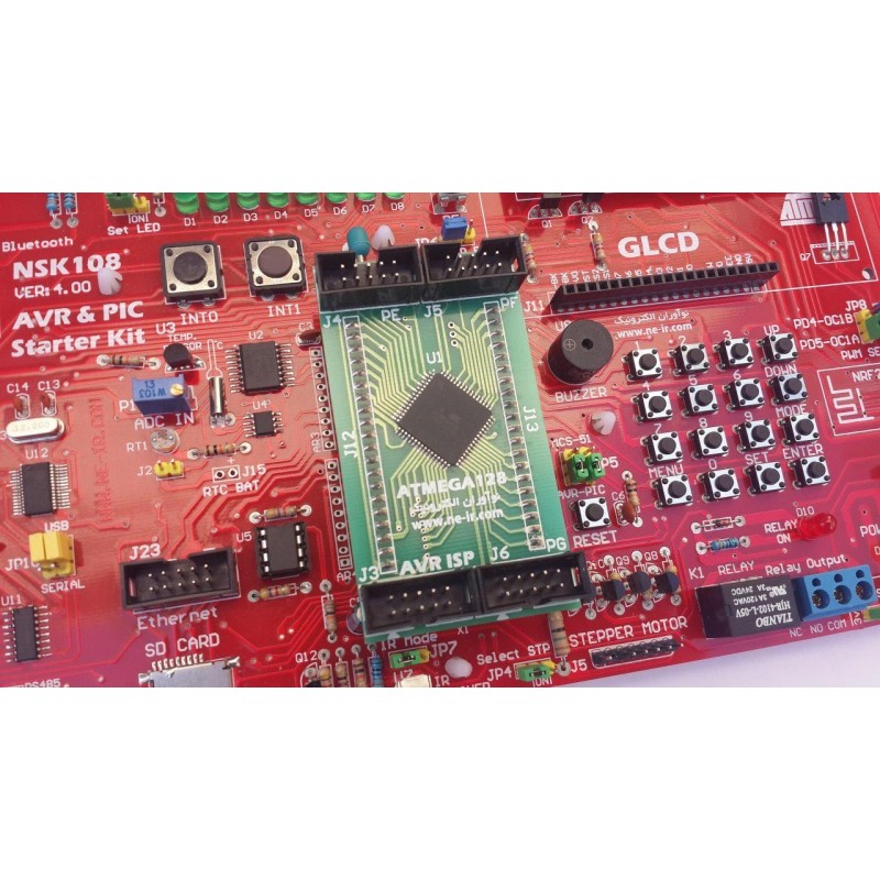 برد آموزشی میکروکنترلرهای AVR , PIC , MCS-51 و PC Interface