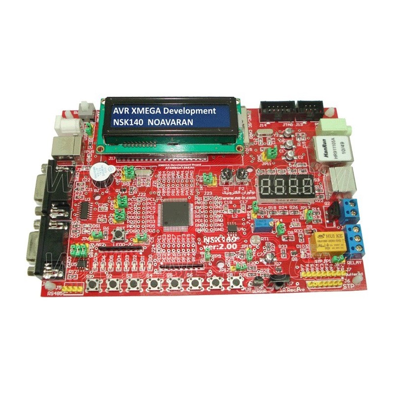 برد آموزشی  AVR XMEGA مدل ATXMEGA128A3U - NSK140