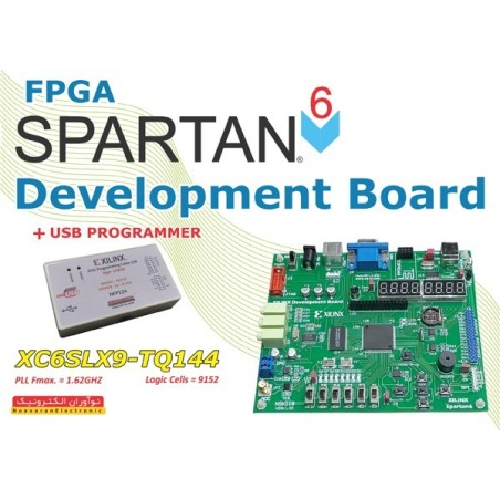 برد آموزشی FPGA های XC6SLX9 - XILINX (سری Spartan6) مدل NSK118