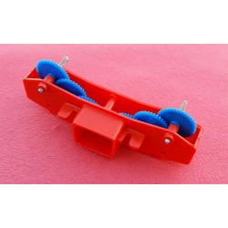 گیربکس پلاستیکی دو خروجی (دو شفت) بدون موتور